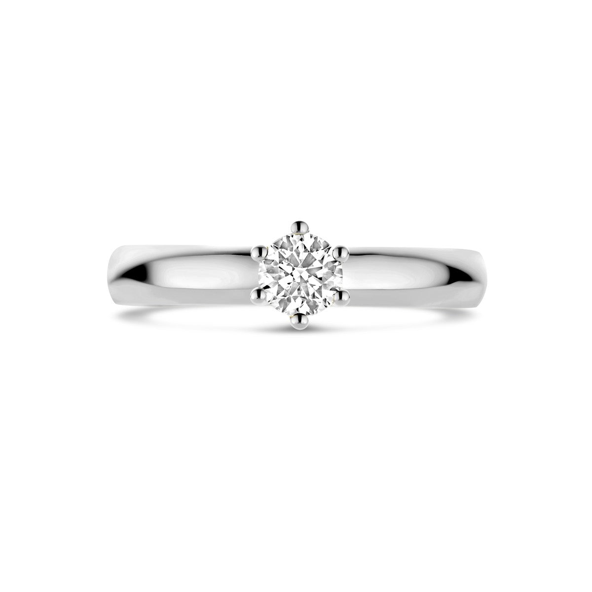 Fantasy Collection Aanzoeksring diamant 0.33ct h si 14K witgoud