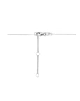 14K witgoud collier diamant 0.16ct h si 41 - 43 - 45 cm 4106221 - PansiteNederland.nl