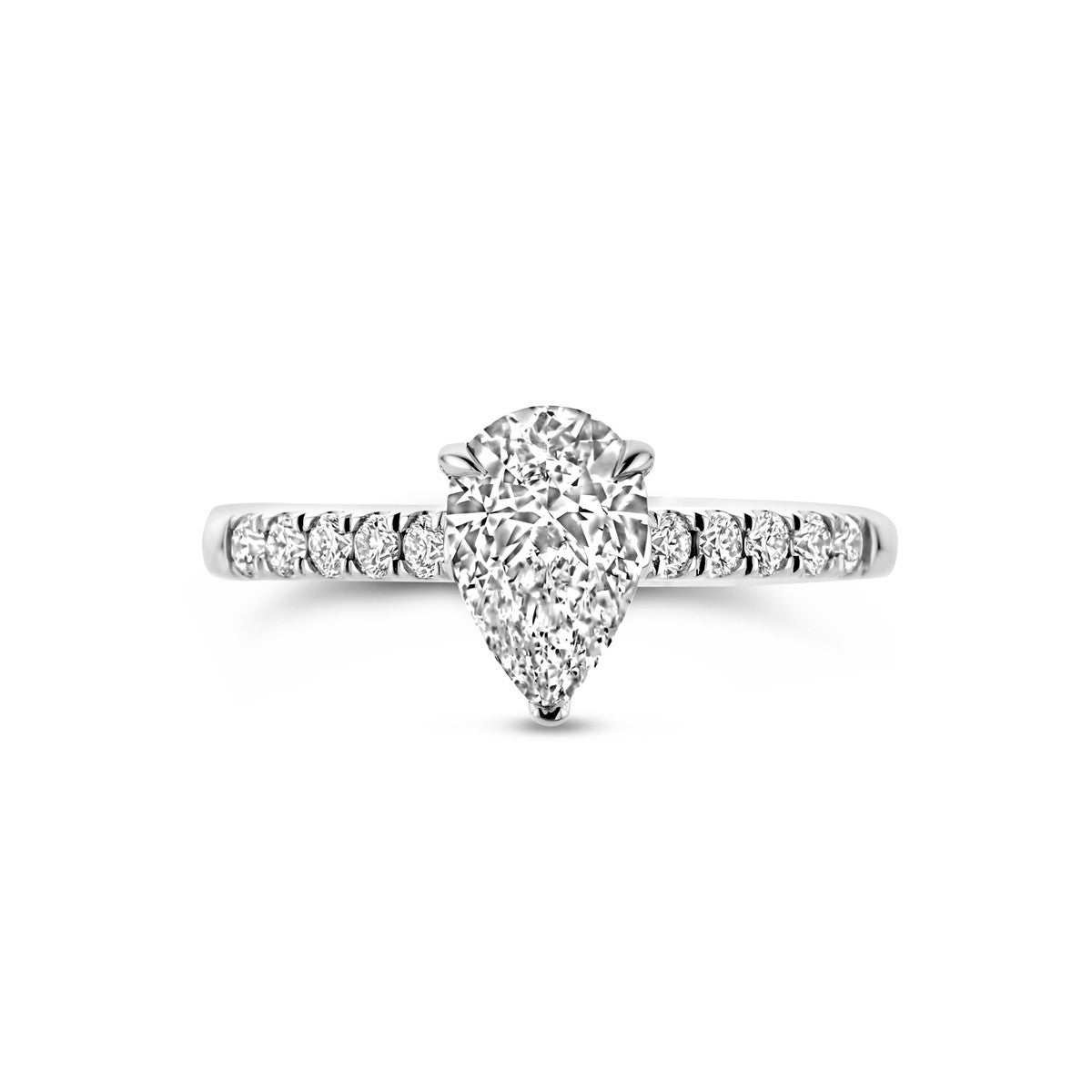 Fantasy Collection Ring lab grown diamant 1.22ct h si 14K witgoud