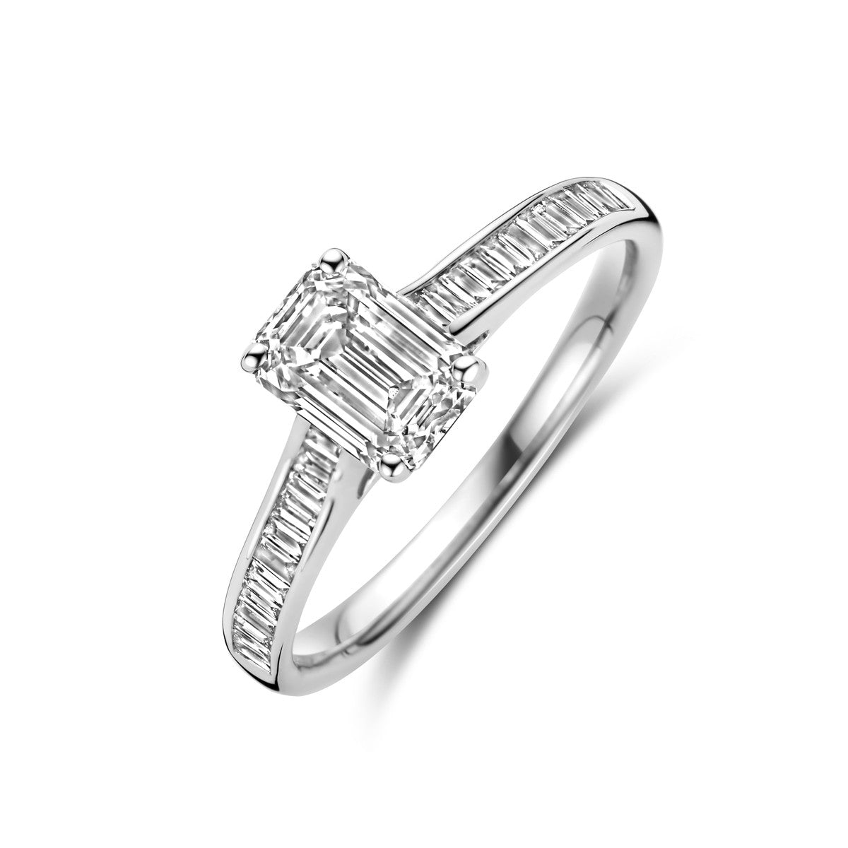 Fantasy Collection Ring lab grown diamant 1.19ct h si 14K witgoud