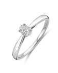 14K Witgouden Ring Lab Grown Diamant 0.25Ct H Si 4106292 - PansiteNederland.nl