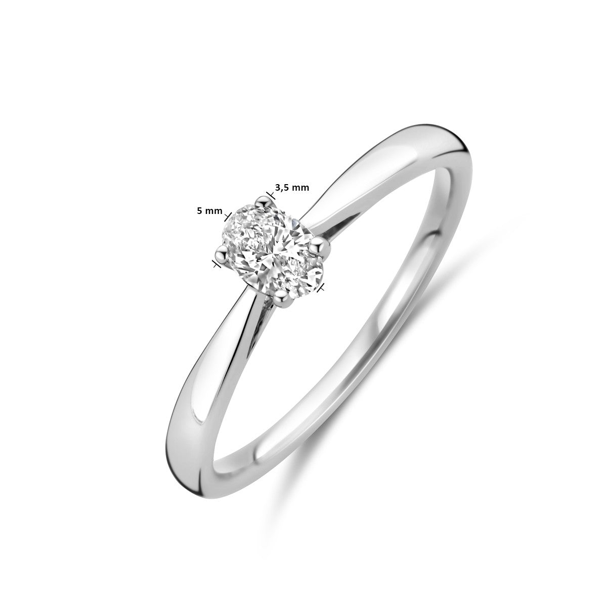 Fantasy Collection Ring lab grown diamant 0.25ct h si 14K witgoud