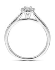 14K Witgouden Ring Lab Grown Diamant 0.48Ct H Si 4106296 - PansiteNederland.nl