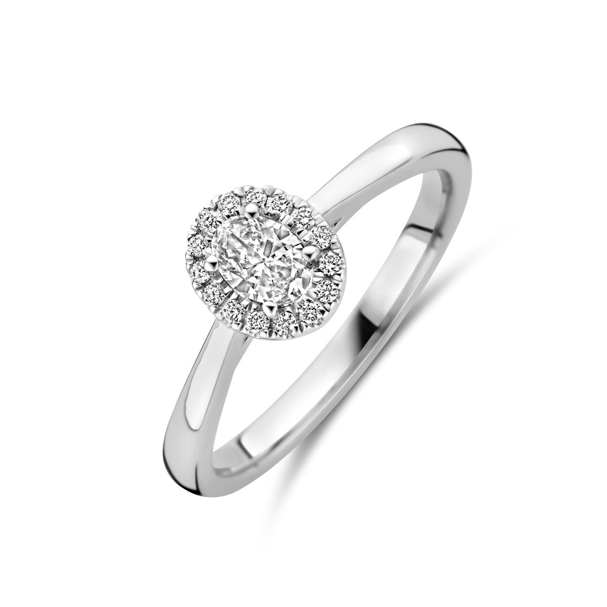 Fantasy Collection Ring lab grown diamant 0.32ct h si 14K witgoud