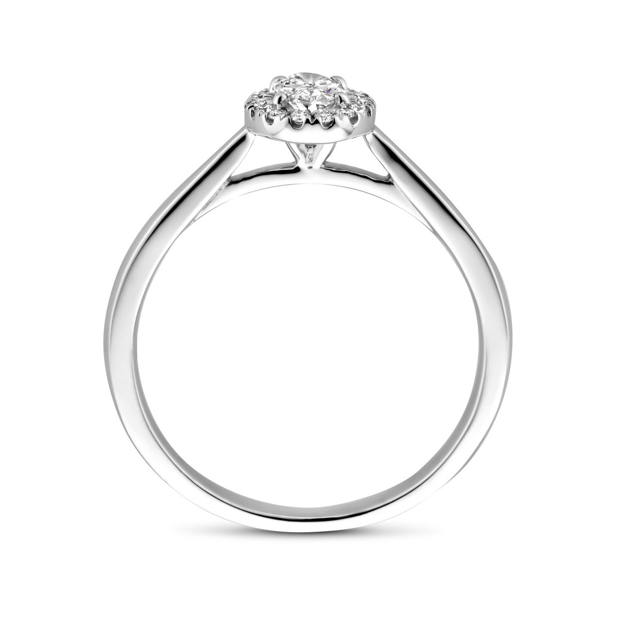 Fantasy Collection Ring lab grown diamant 0.32ct h si 14K witgoud