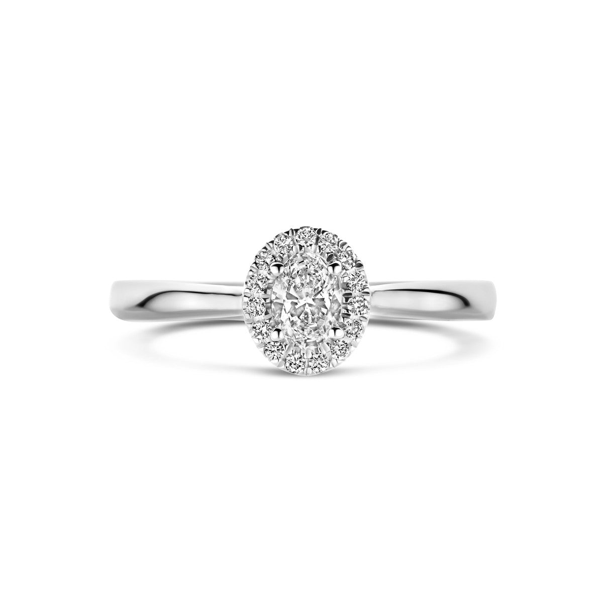Fantasy Collection Ring lab grown diamant 0.32ct h si 14K witgoud