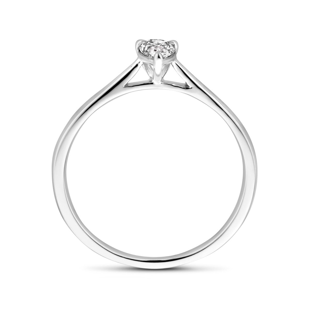 Fantasy Collection Ring lab grown diamant 0.25ct h si 14K witgoud