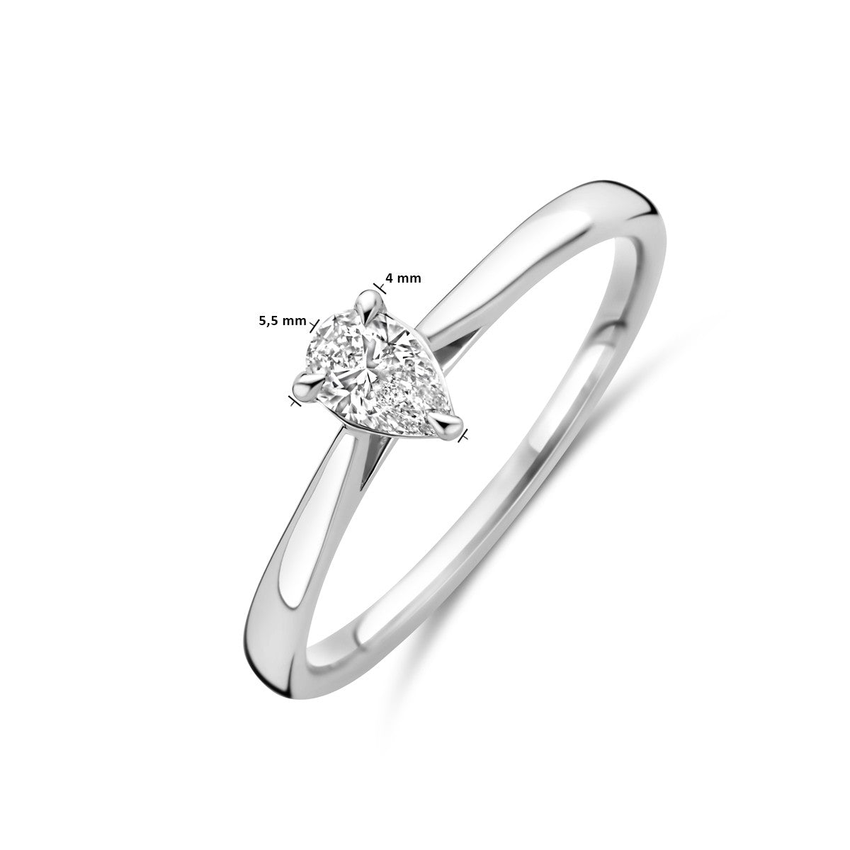 Fantasy Collection Ring lab grown diamant 0.25ct h si 14K witgoud