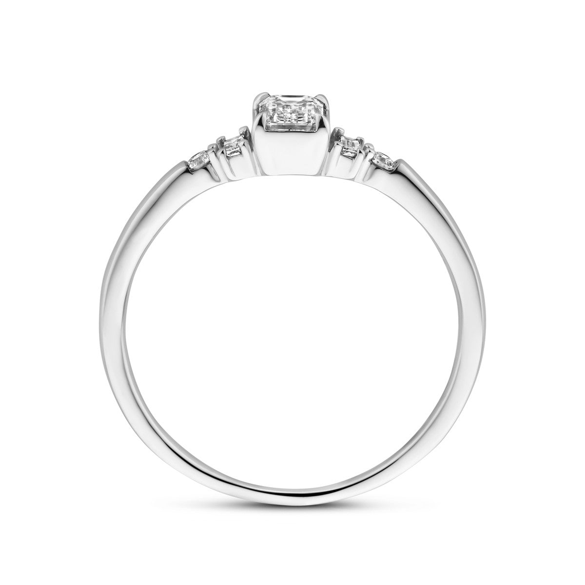 Fantasy Collection Ring lab grown diamant 0.40ct h si 14K witgoud