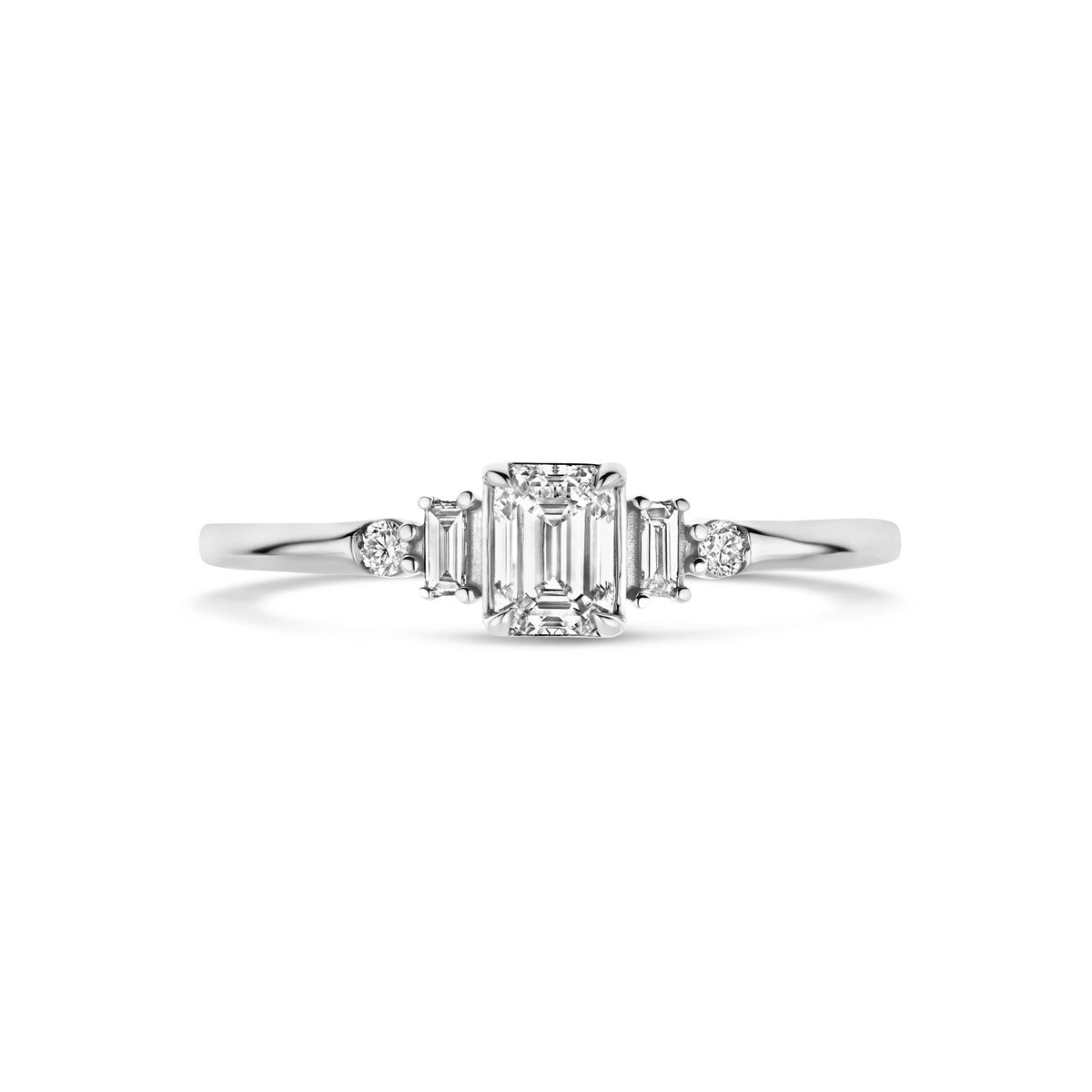 Fantasy Collection Ring lab grown diamant 0.40ct h si 14K witgoud