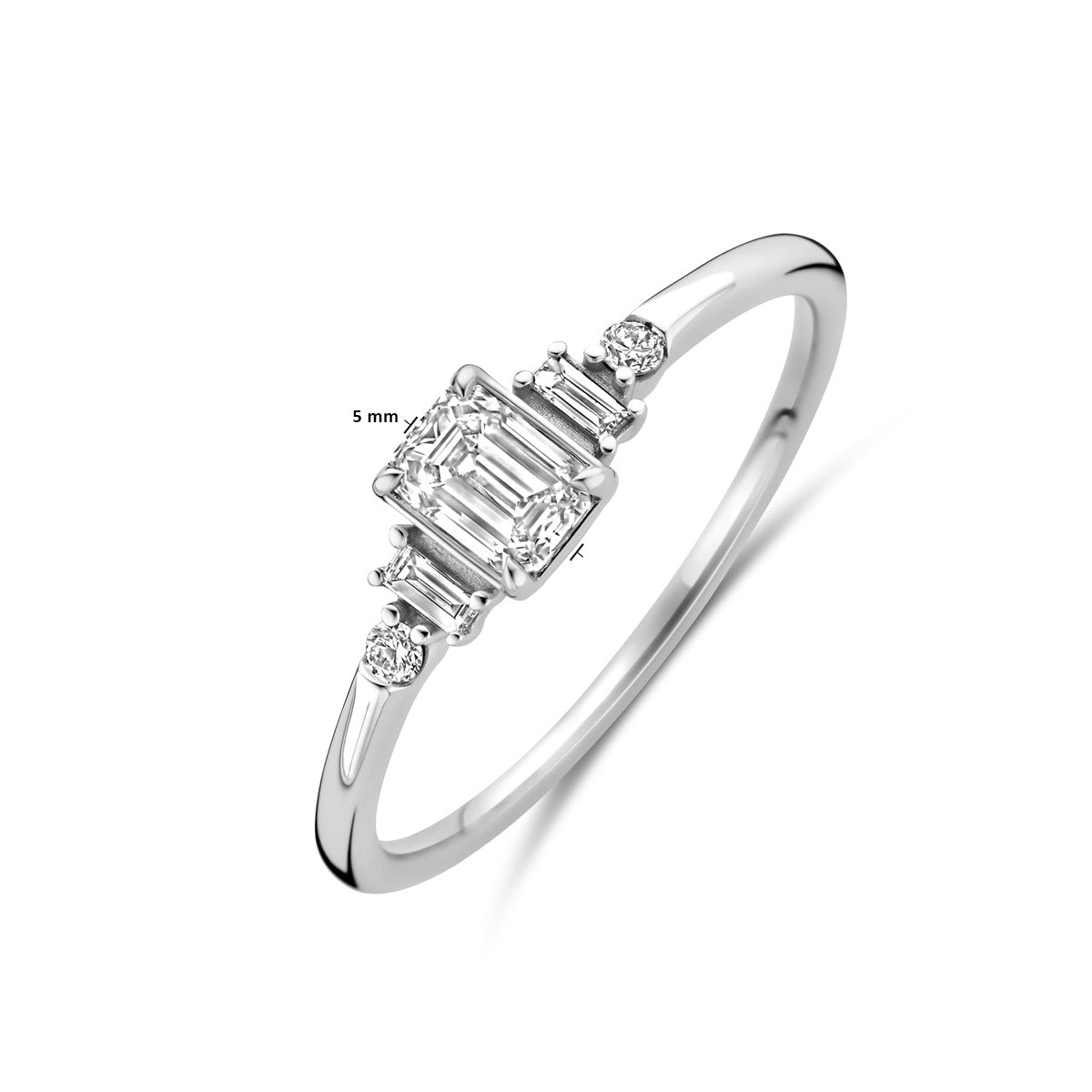 Fantasy Collection Ring lab grown diamant 0.40ct h si 14K witgoud