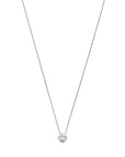 14K witgoud collier zirkonia 43 - 45 cm 4106363 - PansiteNederland.nl