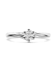 14K witgoud ring lab grown diamant 0.30ct g vs - 4106405 - PansiteNederland.nl