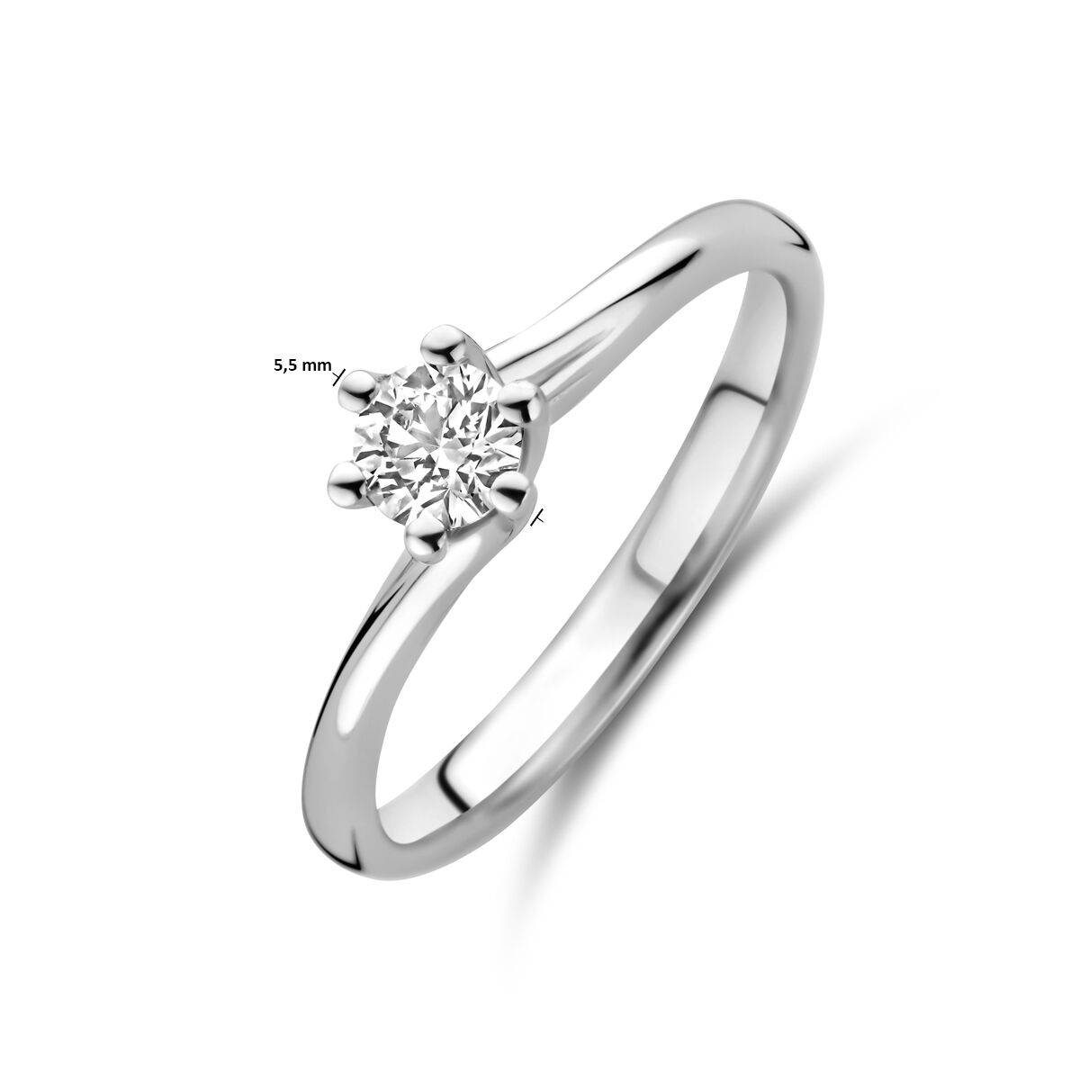Fantasy Collection Ring lab grown diamant 0.30ct g vs 14K witgoud