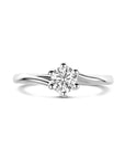 14K witgoud ring lab grown diamant 0.50ct g vs - 4106409 - PansiteNederland.nl