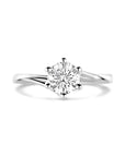 14K witgoud ring lab grown diamant 1.00ct g vs - 4106413 - PansiteNederland.nl