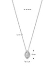 14K Witgoud Collier Diamant 0.25Ct H Si 41 - 43 - 45 Cm - 4106426 - PansiteNederland.nl