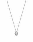 14K Witgoud Collier Druppel Diamant 0.25Ct H Si 41 - 43 - 45 Cm - 4106427 - PansiteNederland.nl