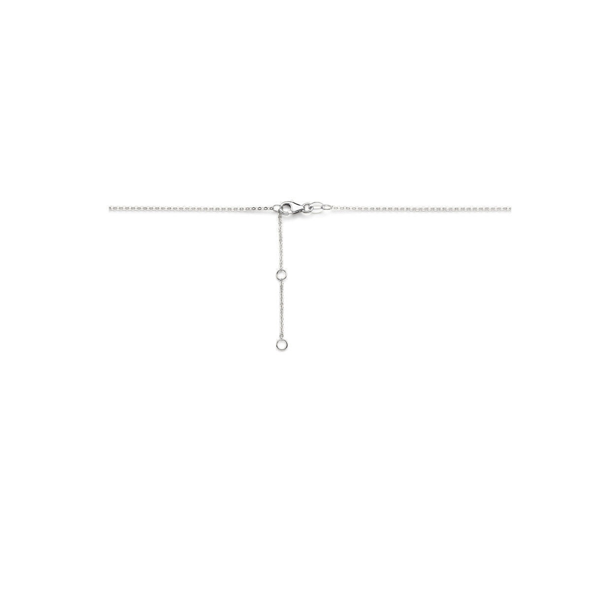 Fantasy Collection Collier druppel diamant 0.25ct h si 41 - 43 - 45 cm 14K witgoud