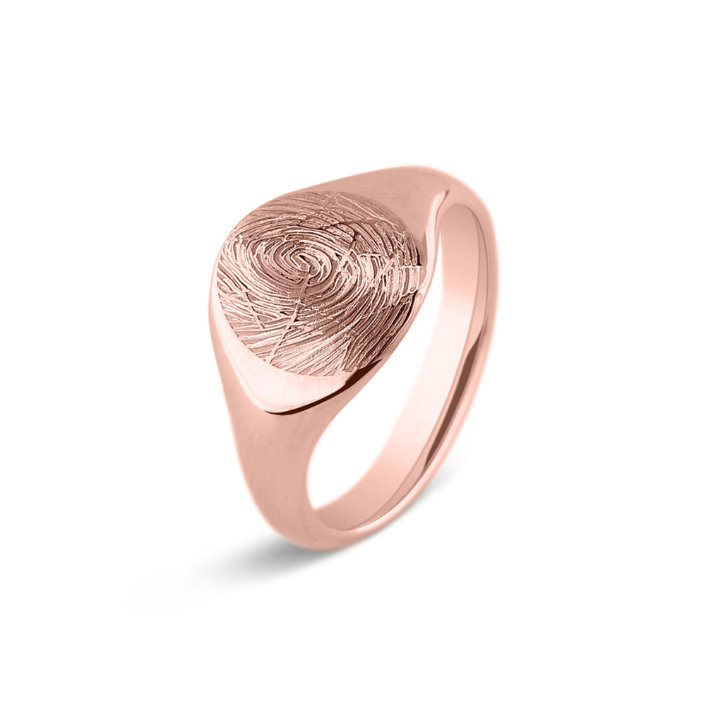 See You Gouden zegelring met vingerafdruk – 412 – afbeelding 2
