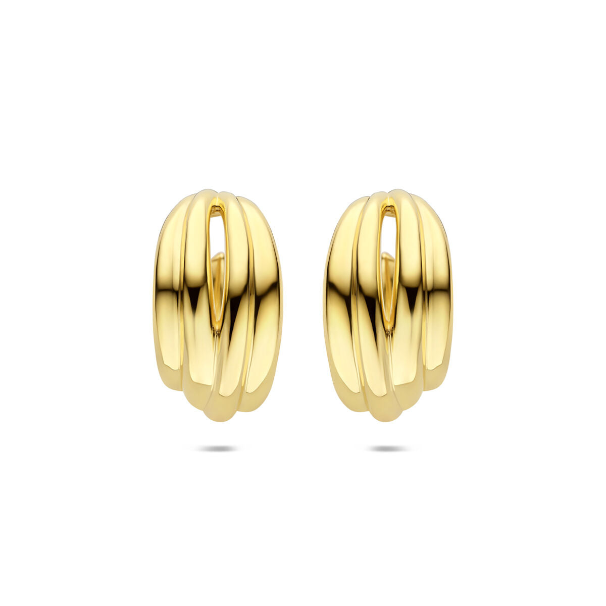 Fantasy Collection Oorbellen 30,5 mm 1micron zilver verguld