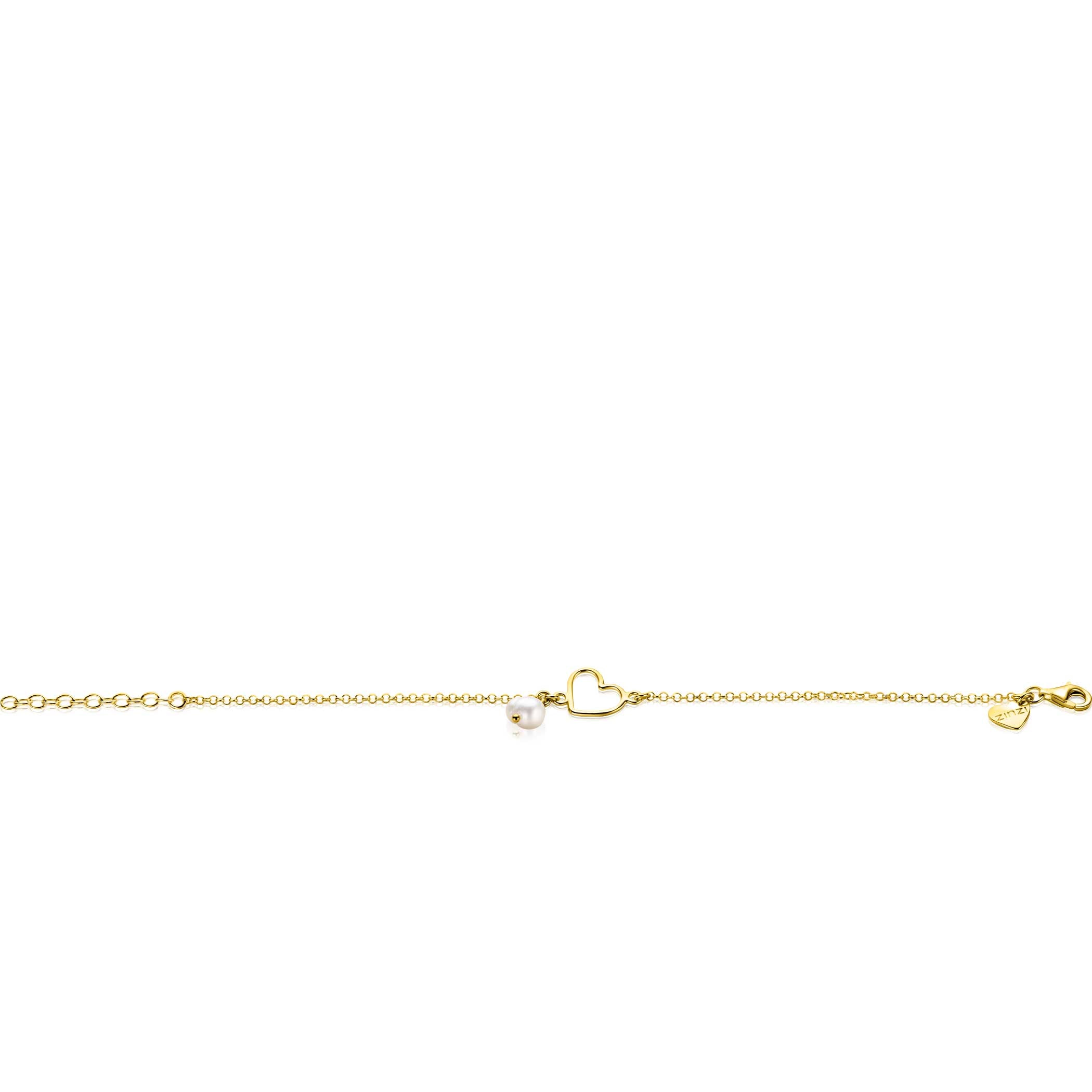 ZINZI Verguld Zilveren Armband 16-19 cm - ZIA2642