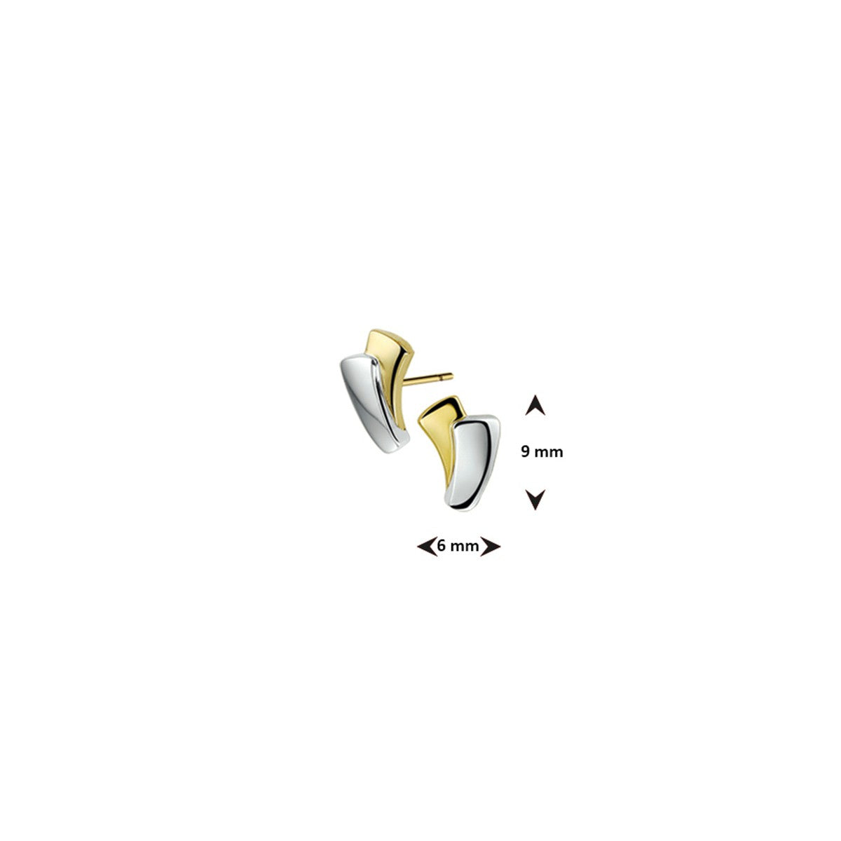 Fantasy Collection Oorbellen 14K bicolor goud