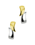 14K Bicolor Goud Geel/Wit Oorknoppen 4201651 - PansiteNederland.nl