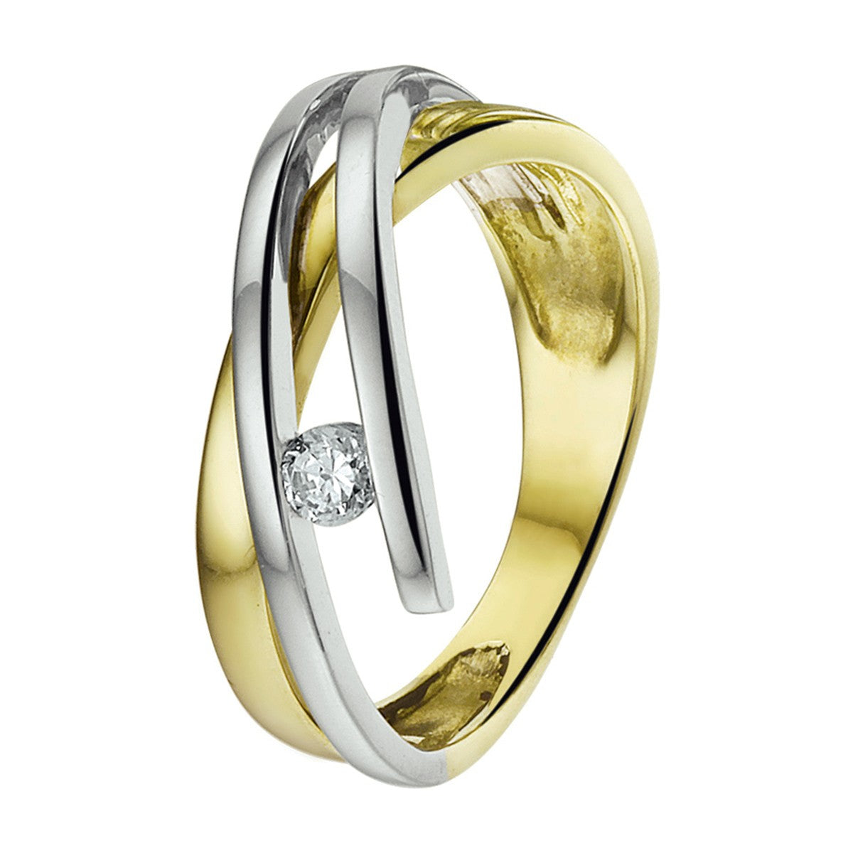 Fantasy Collection Ring zirkonia 14K geelgoud - PSN4205711