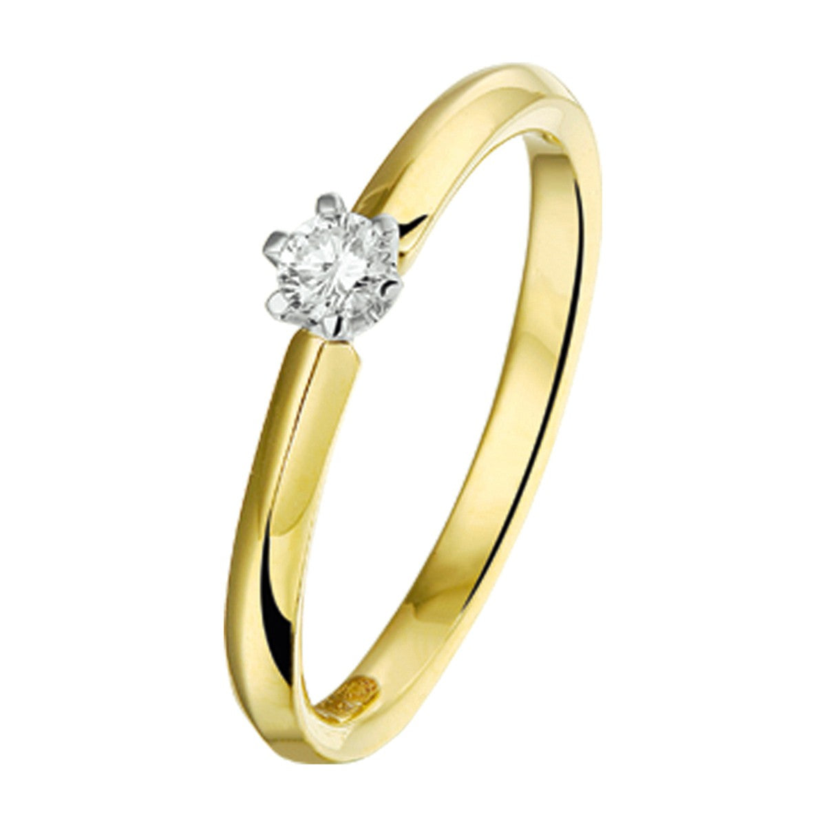 Fantasy Collection Ring diamant 14K bicolor goud