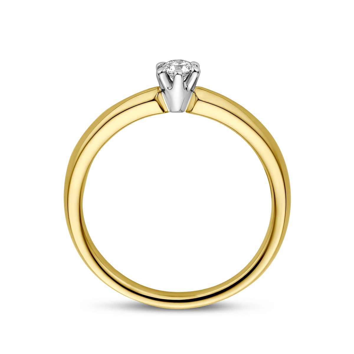 Fantasy Collection Ring diamant 14K bicolor goud