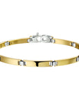14K Bicolor Goud Geel/Wit Armband 19 Cm 4207623 - PansiteNederland.nl