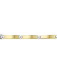 14K Bicolor Goud Geel/Wit Armband 19 Cm 4207623 - PansiteNederland.nl