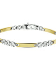 14K Bicolor Goud Geel/Wit Armband Panter 4,0 Mm 19 Cm 4207626 - PansiteNederland.nl