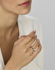 14K Bicolor Geel- En Witgoud Geel/Wit Ring Diamant 0.12Ct H Si 4207705 - PansiteNederland.nl