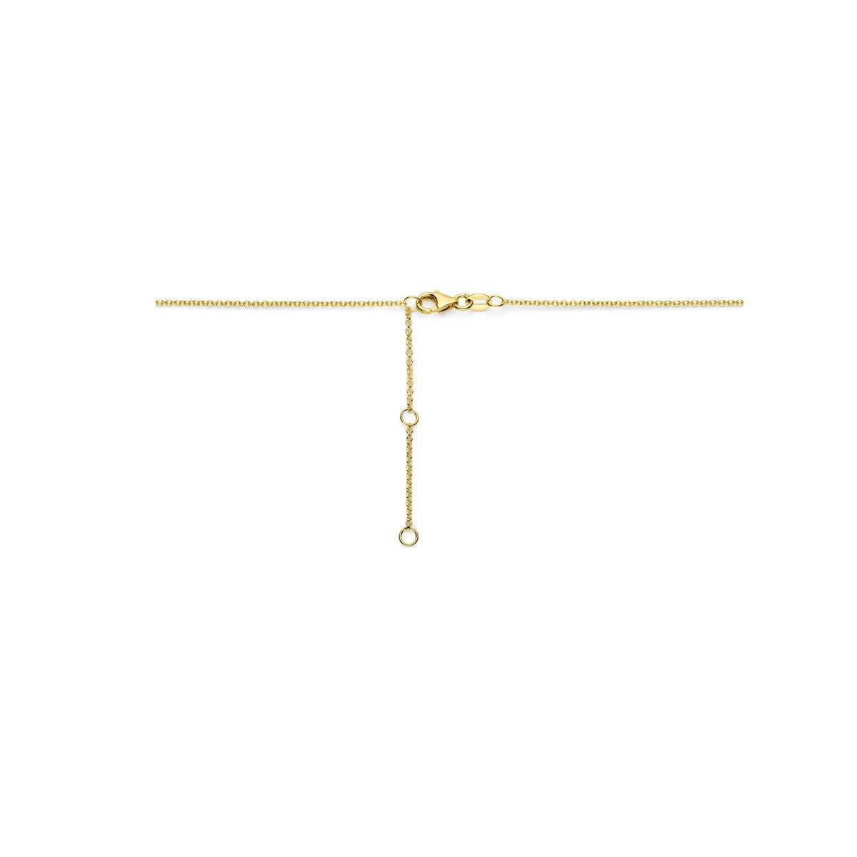 Fantasy Collection Collier hartjes 41 - 43 - 45 cm 14K bicolor goud