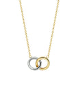 14K bicolor goud geel/wit collier rondjes 40 - 42 - 44 cm 4207974 - PansiteNederland.nl