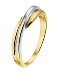 14K Bicolor Geel- En Witgoud Geel/Wit Ring 4207983 - PansiteNederland.nl