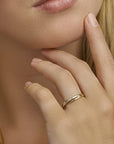 14K Bicolor Geel- En Witgoud Geel/Wit Ring 4207983 - PansiteNederland.nl