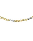 14K bicolor goud geel/wit collier 4,3 mm 4208233 - PansiteNederland.nl