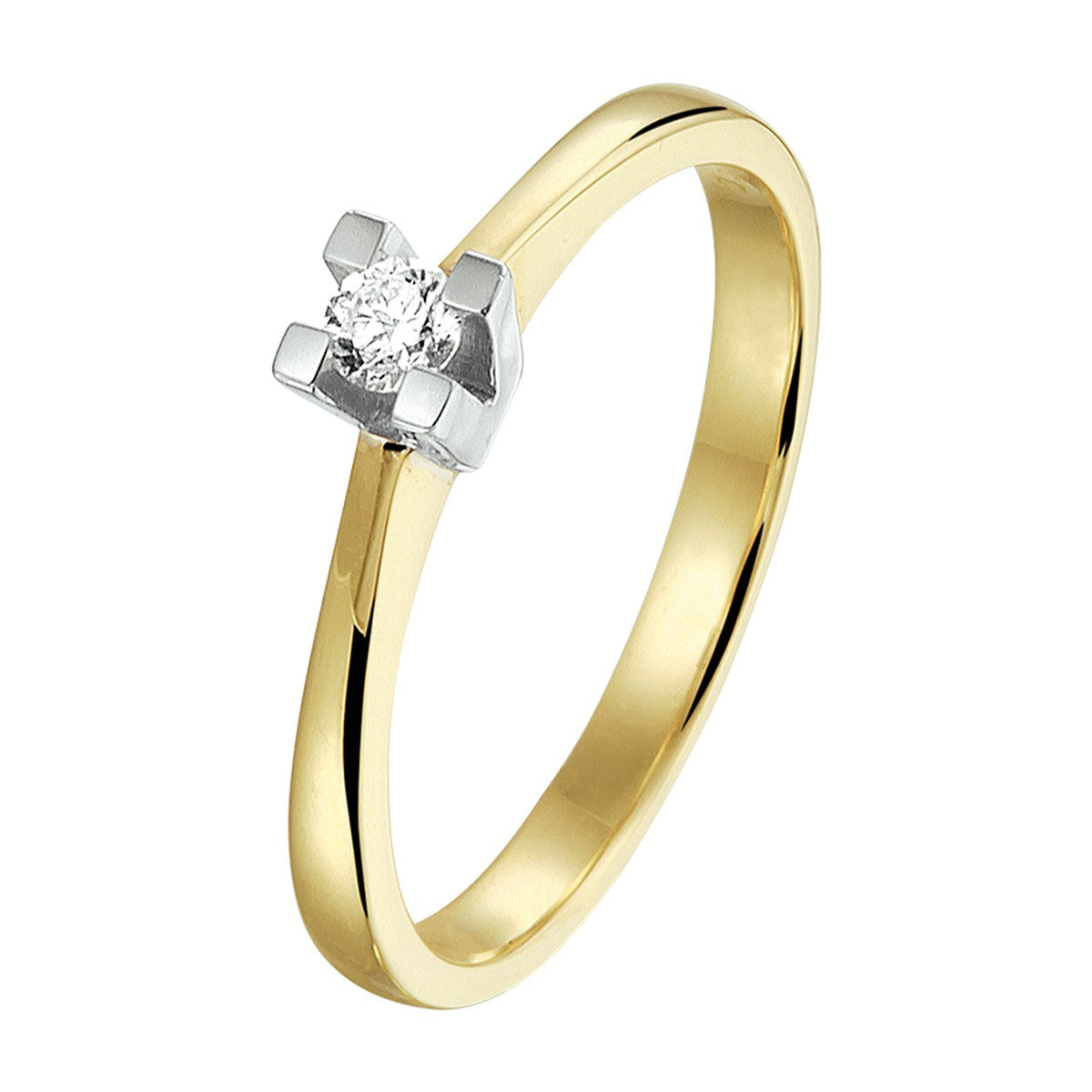 Fantasy Collection Ring diamant 14K bicolor goud