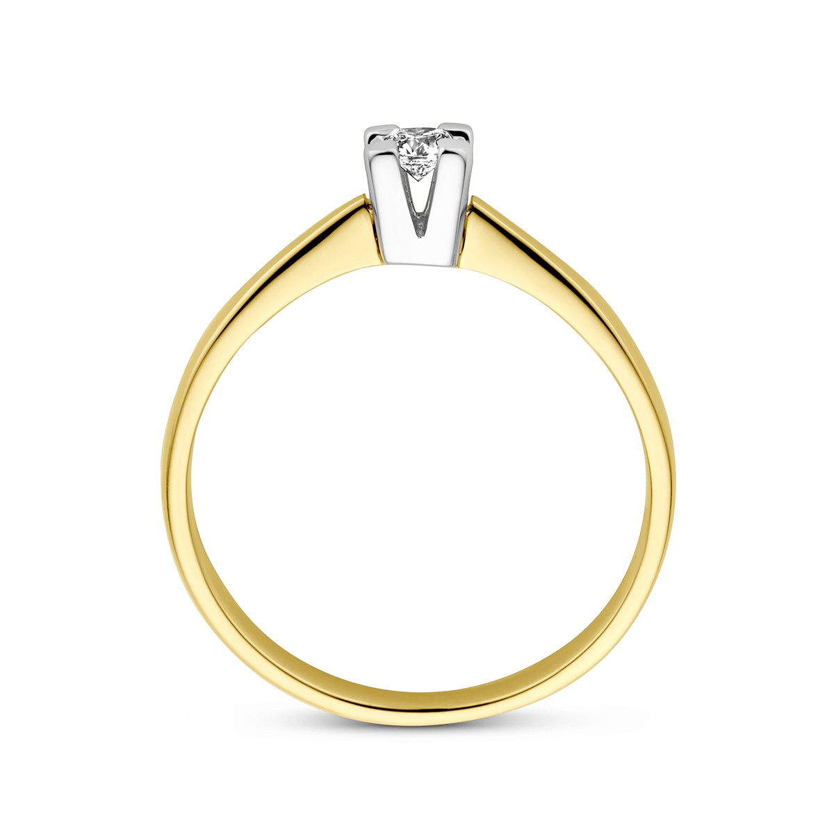 Fantasy Collection Ring diamant 14K bicolor goud