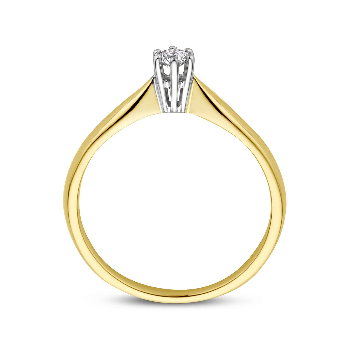 Fantasy Collection Ring diamant 14K bicolor goud