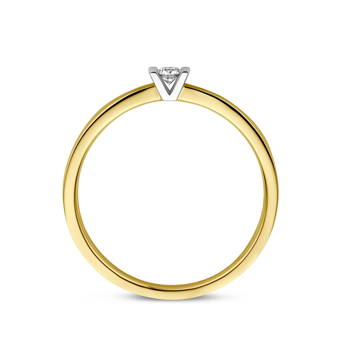Fantasy Collection Ring diamant 14K bicolor goud
