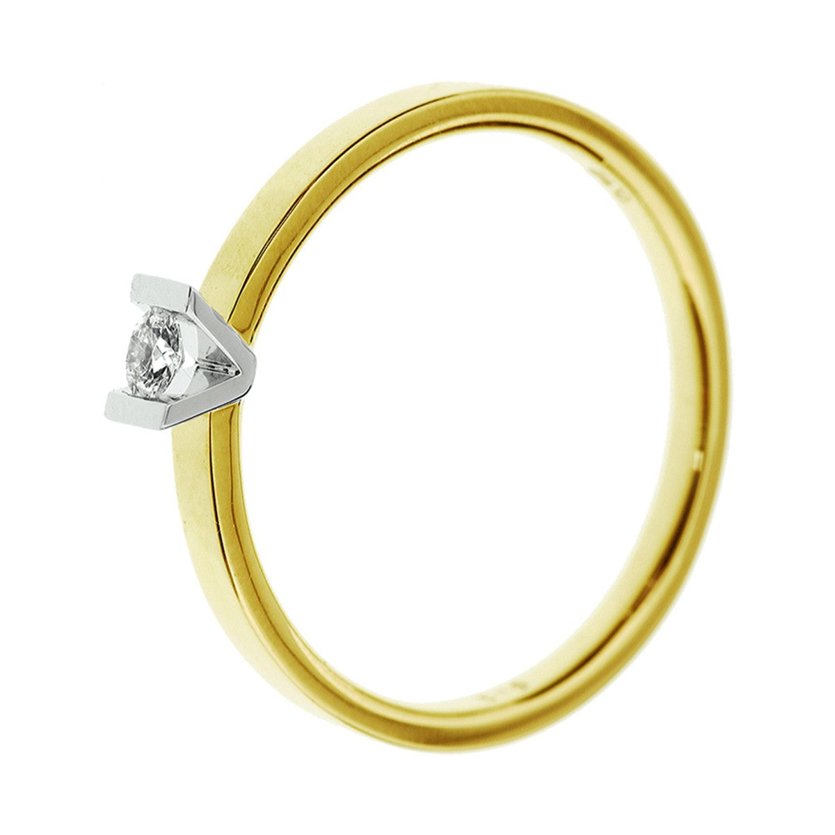 Fantasy Collection Ring diamant 14K bicolor goud