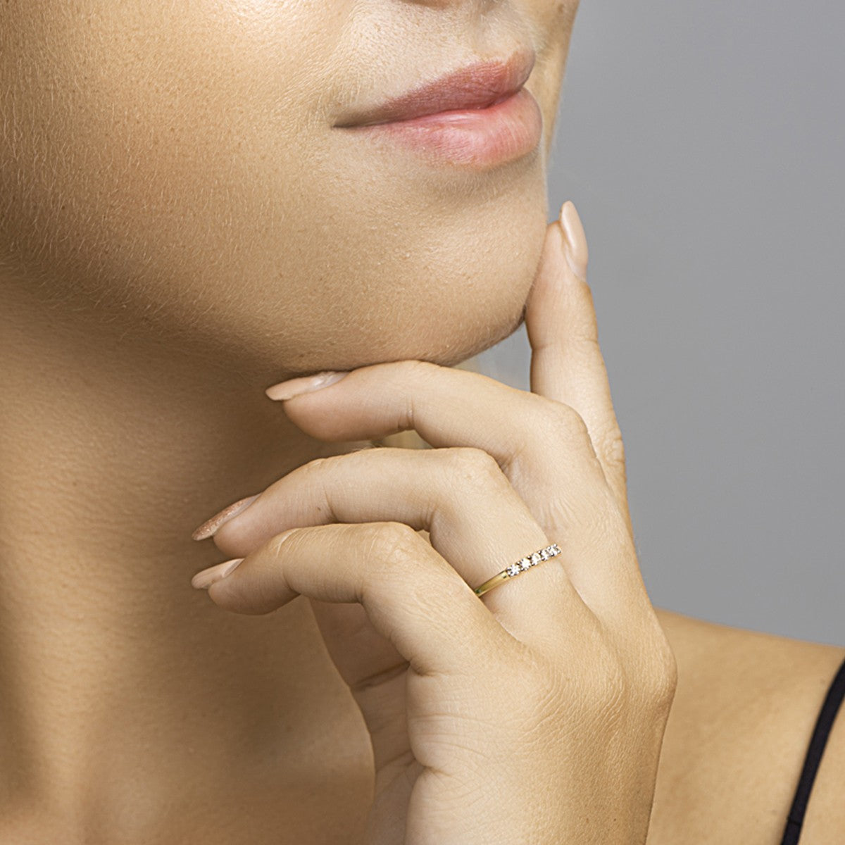 Fantasy Collection Ring zirkonia 14K bicolor goud