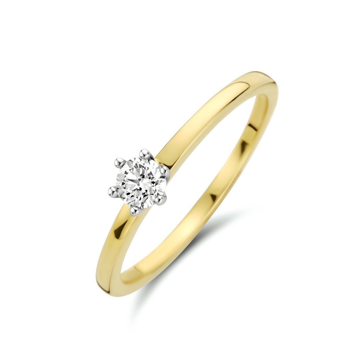 Fantasy Collection Ring diamant 0.20ct h si 14K bicolor goud