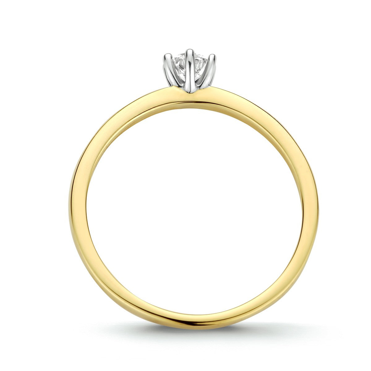Fantasy Collection Ring diamant 0.20ct h si 14K bicolor goud