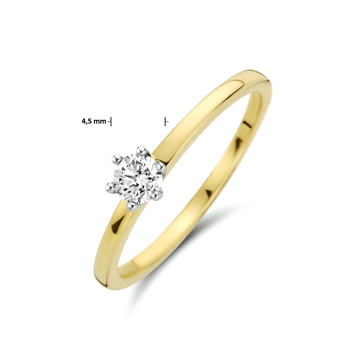 Fantasy Collection Ring diamant 0.20ct h si 14K bicolor goud