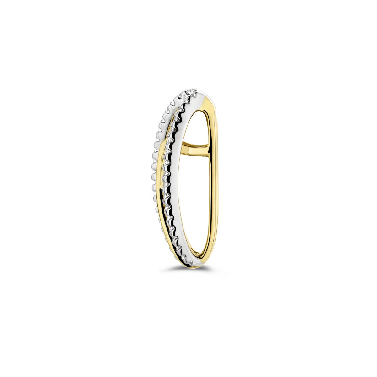 Fantasy Collection Hanger diamant 0.17ct h si 14K bicolor goud